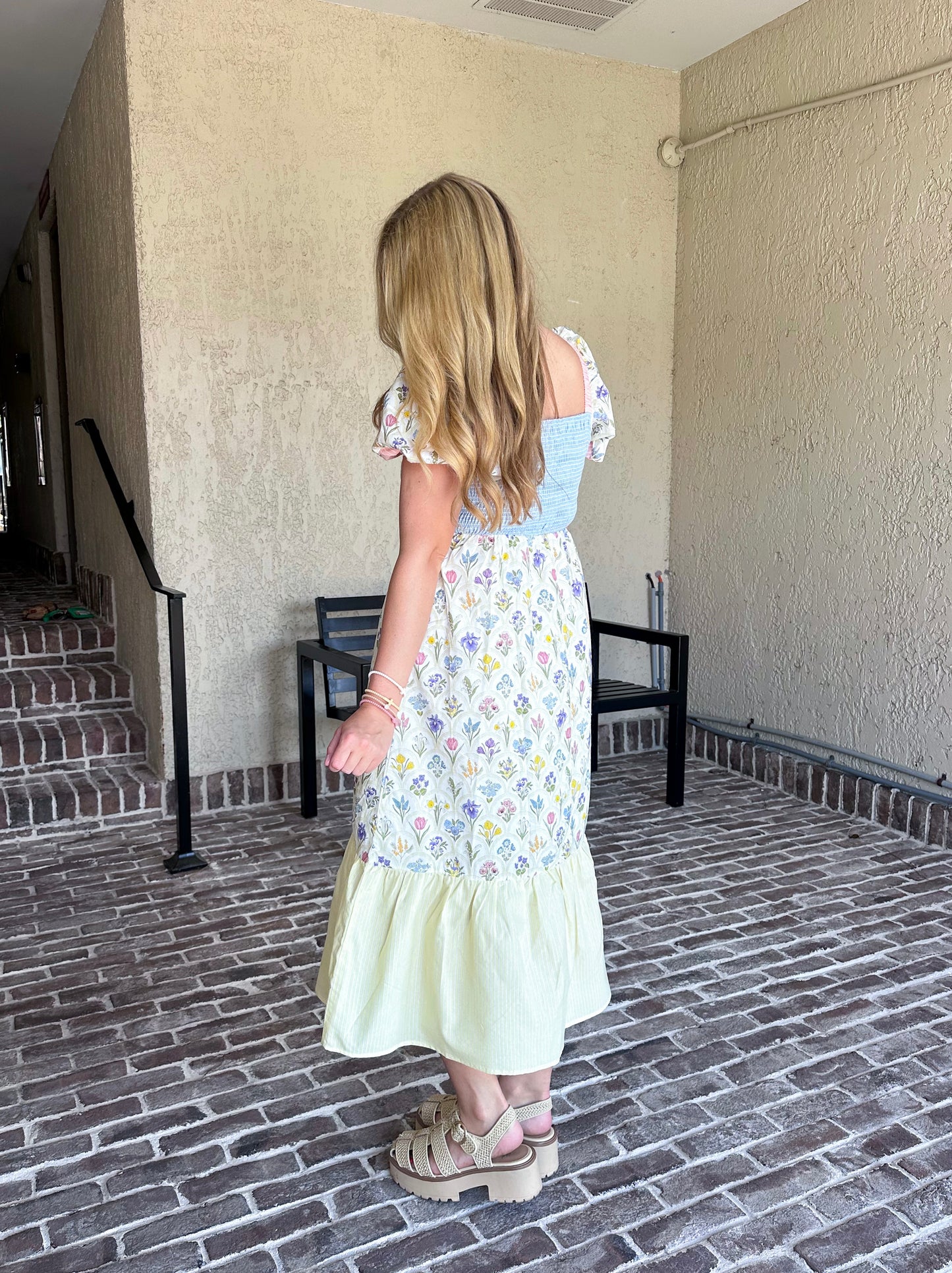 Made for Sunshine Floral Bouquet Maxi Dress