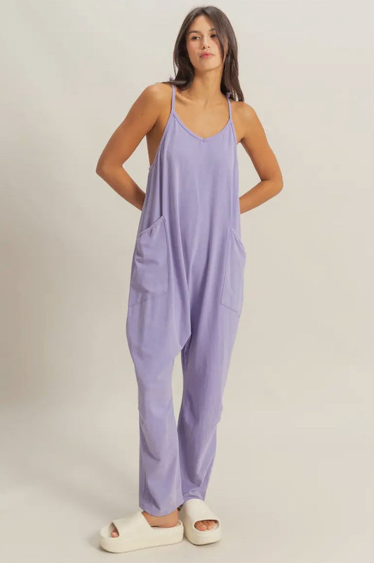 Violet Relaxed Fit Jumpsuit