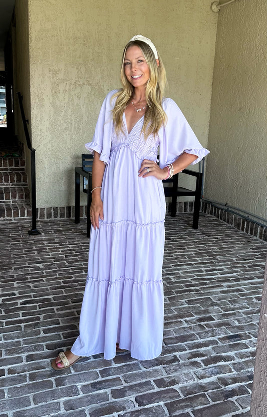 Sweet Lilac Maxi Dress
