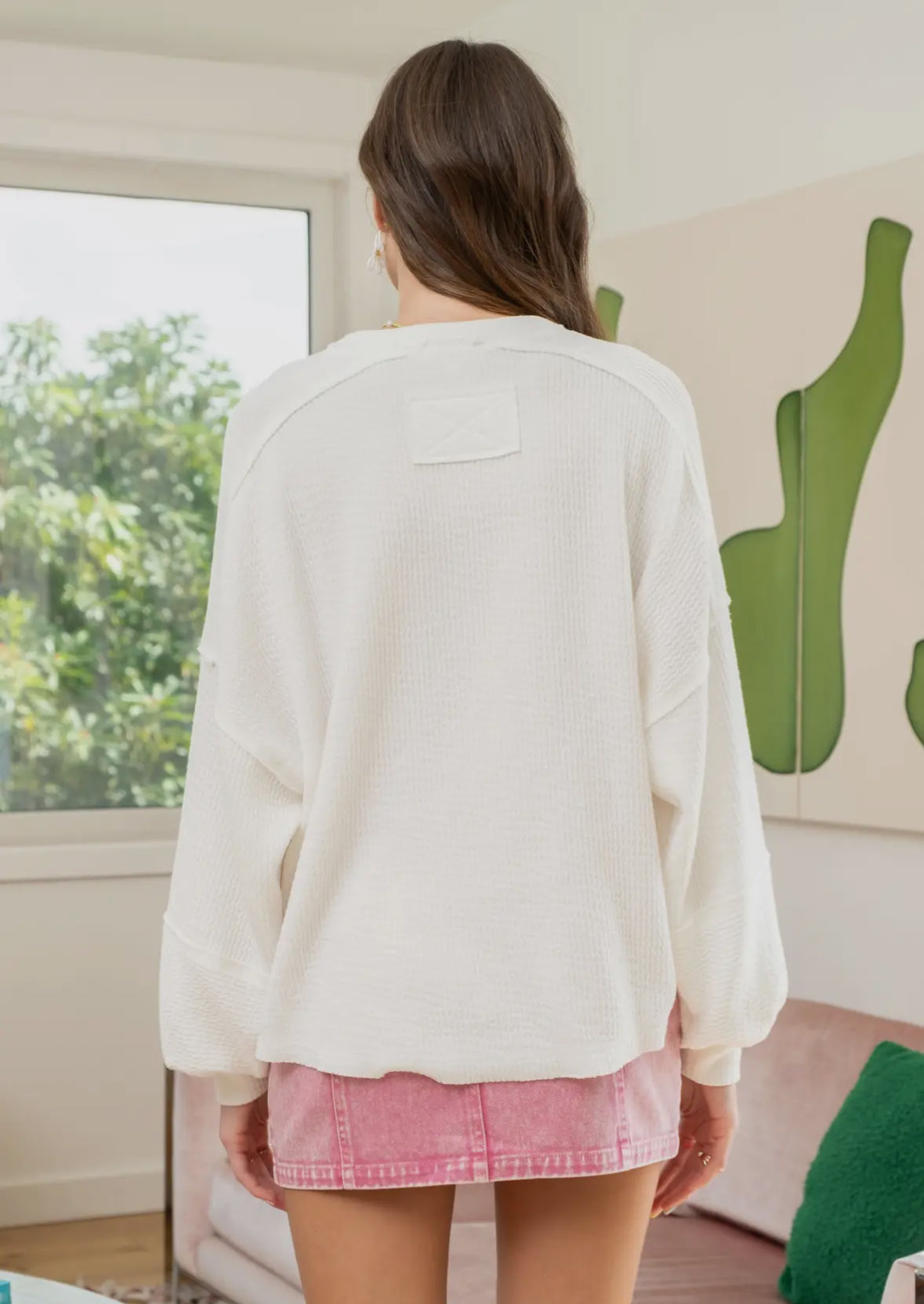 Anywhere With You Henley Top
