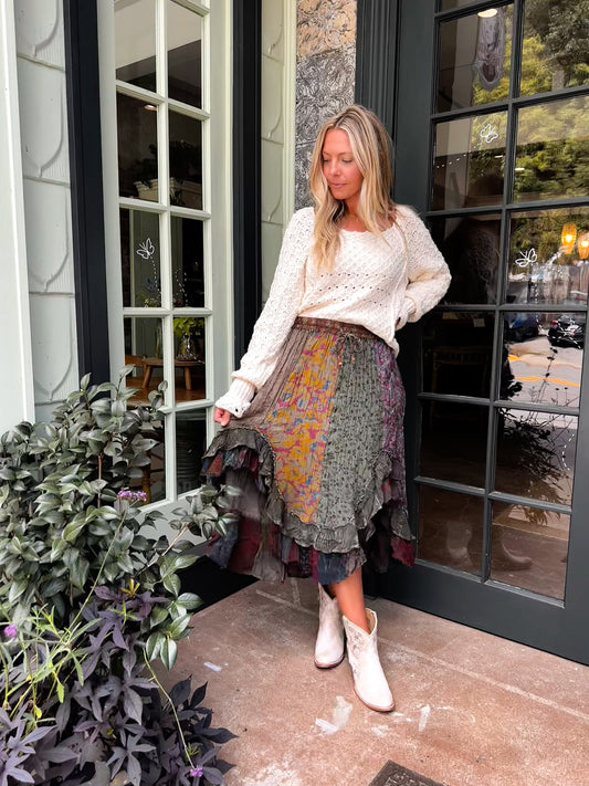 Nomad Asymmetrical Midi Skirt