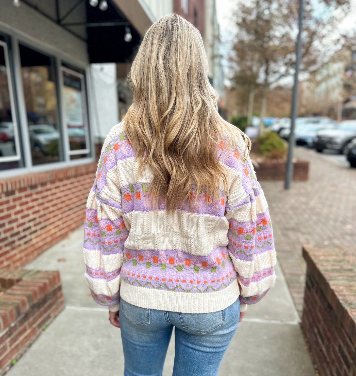 90’s Trend Puff Sleeve Sweater
