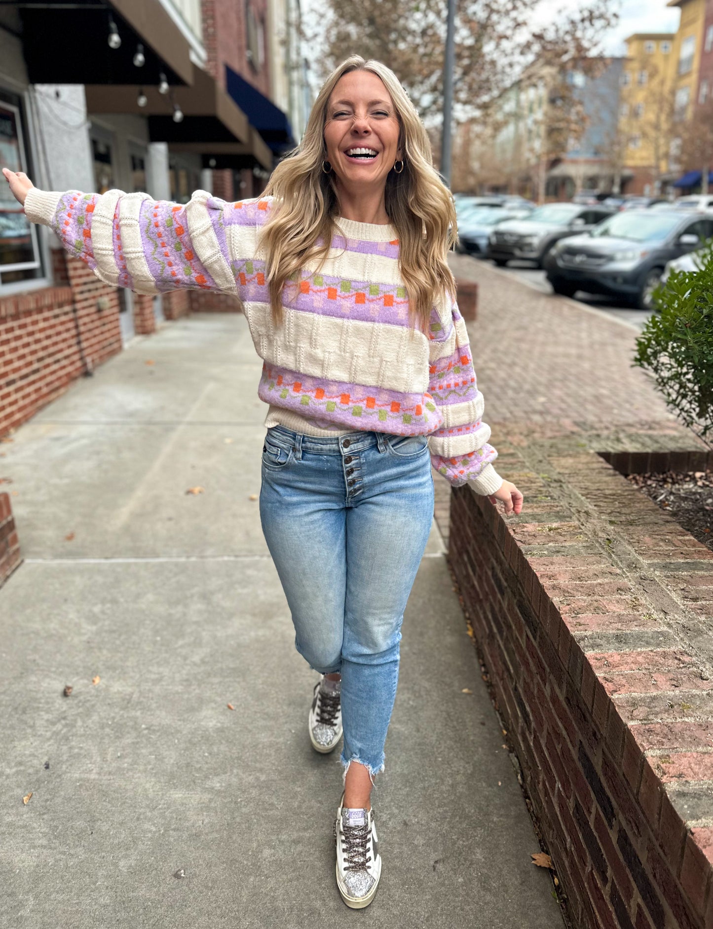 90’s Trend Puff Sleeve Sweater