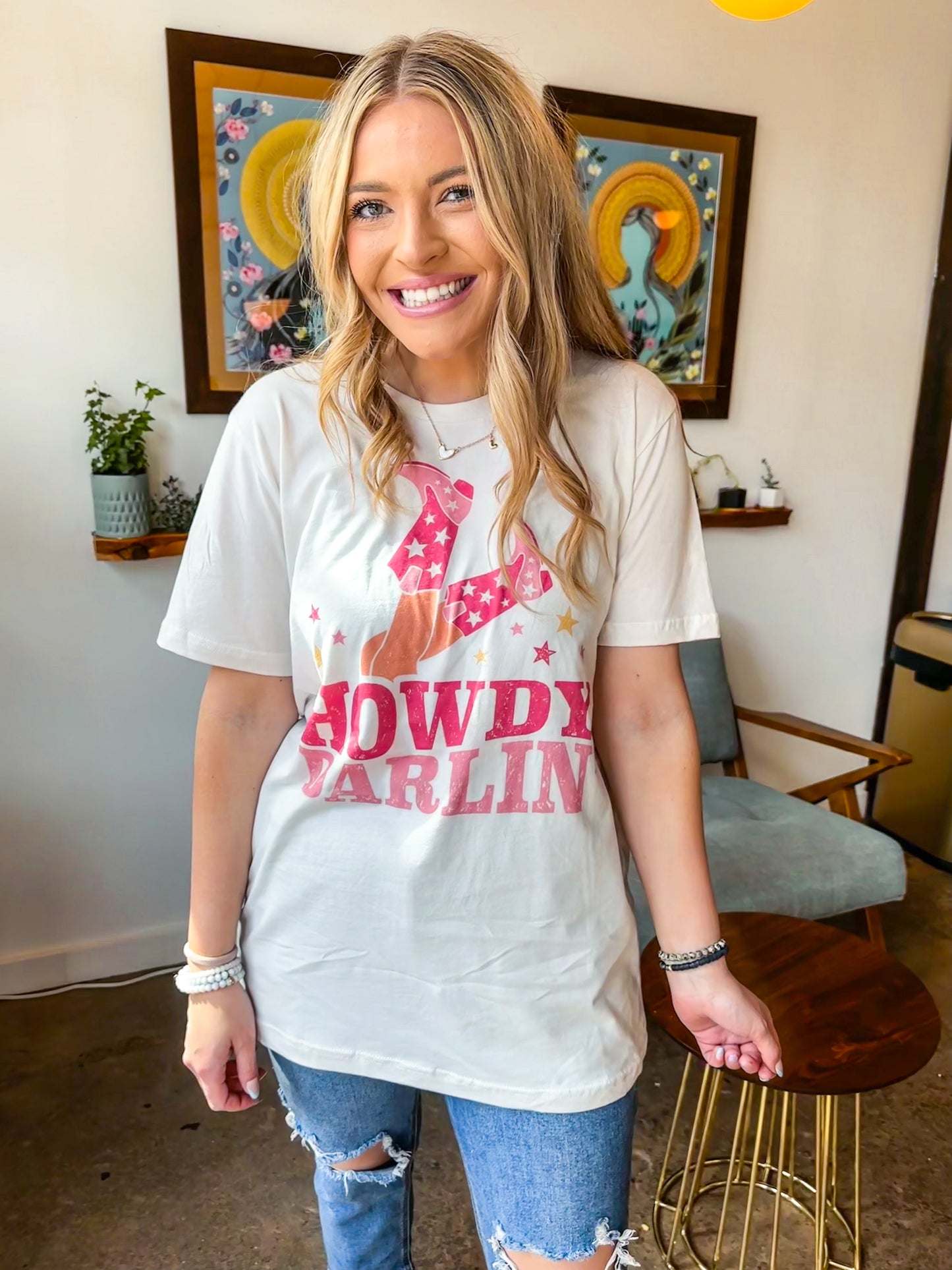 Howdy Darlin’ Oversized Graphic Tee