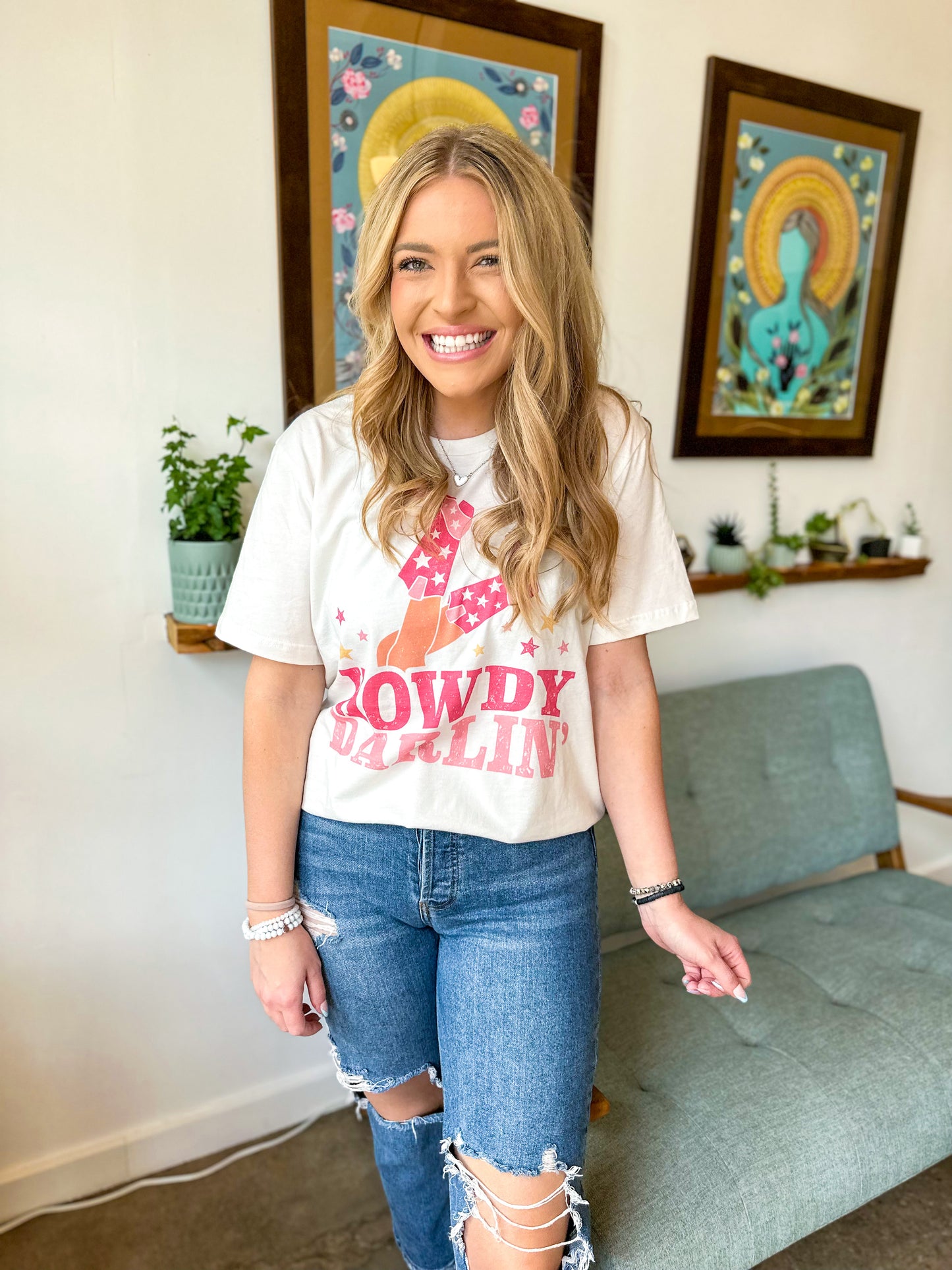 Howdy Darlin’ Oversized Graphic Tee