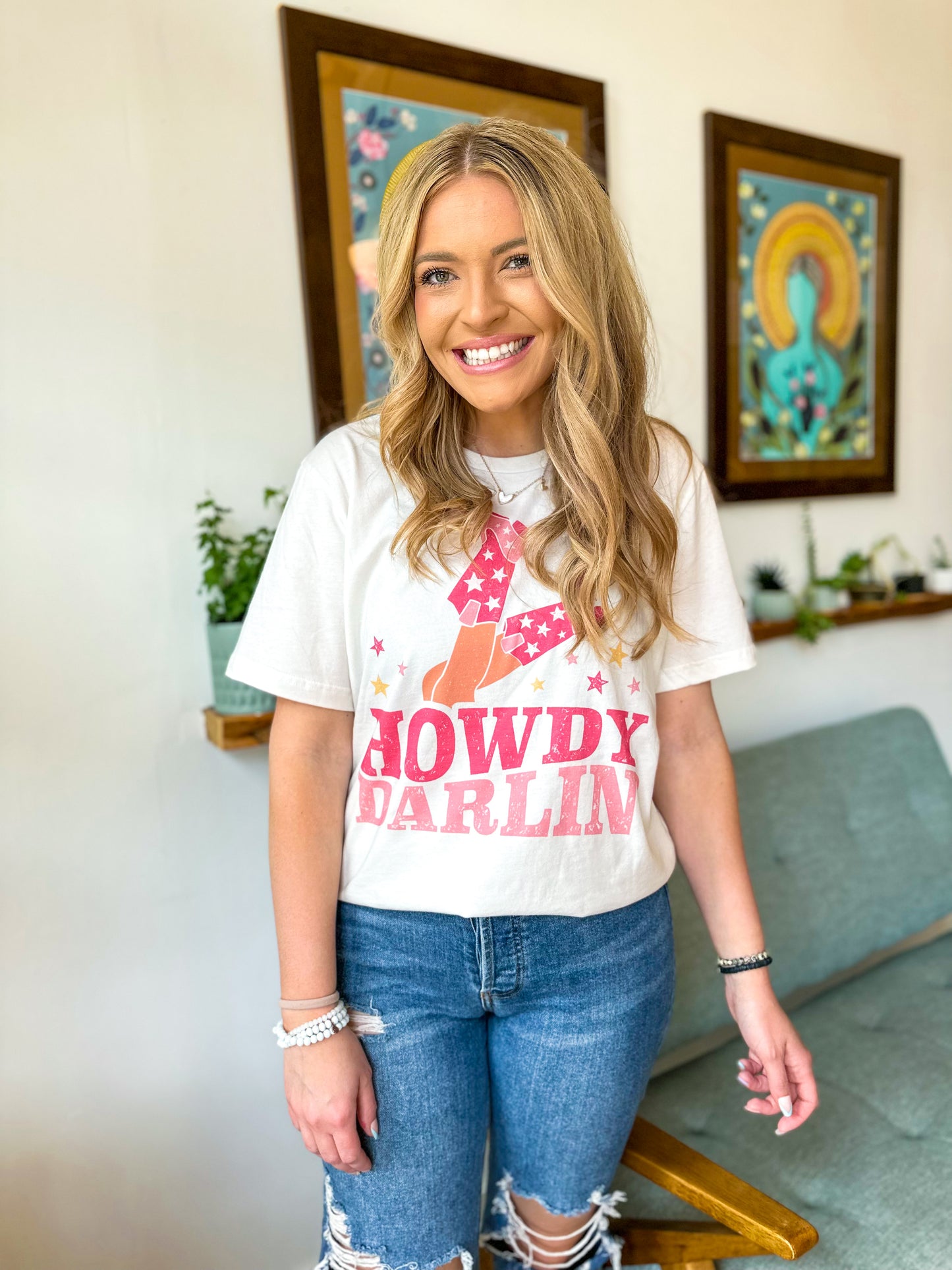 Howdy Darlin’ Oversized Graphic Tee