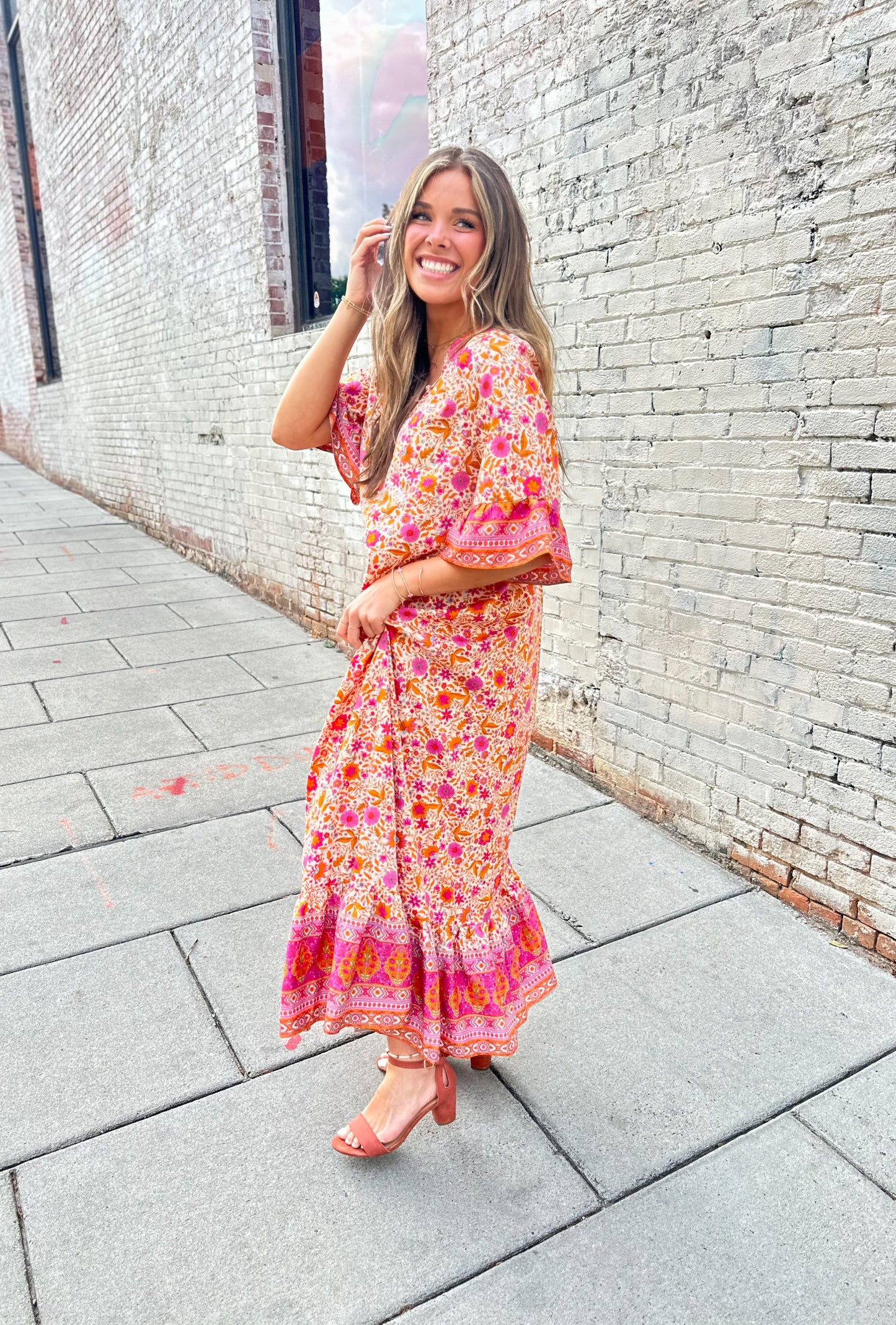 Tidal Breeze Boho Maxi Dress