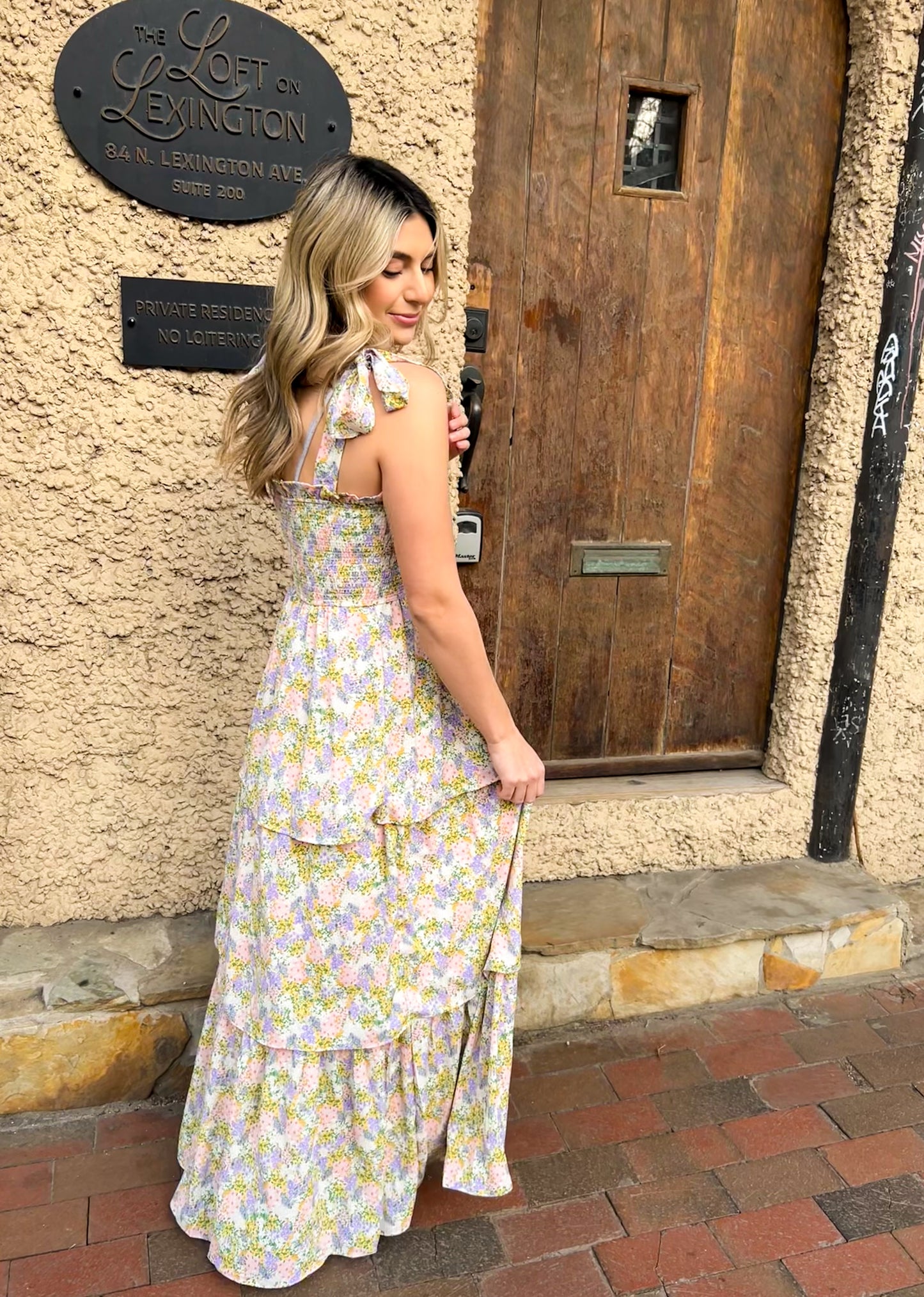 Like a Dream Tiered Floral Maxi