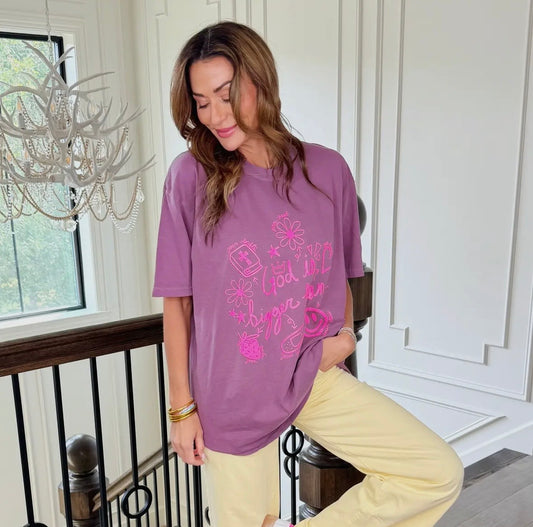 God is Bigger Comfort Color Tee