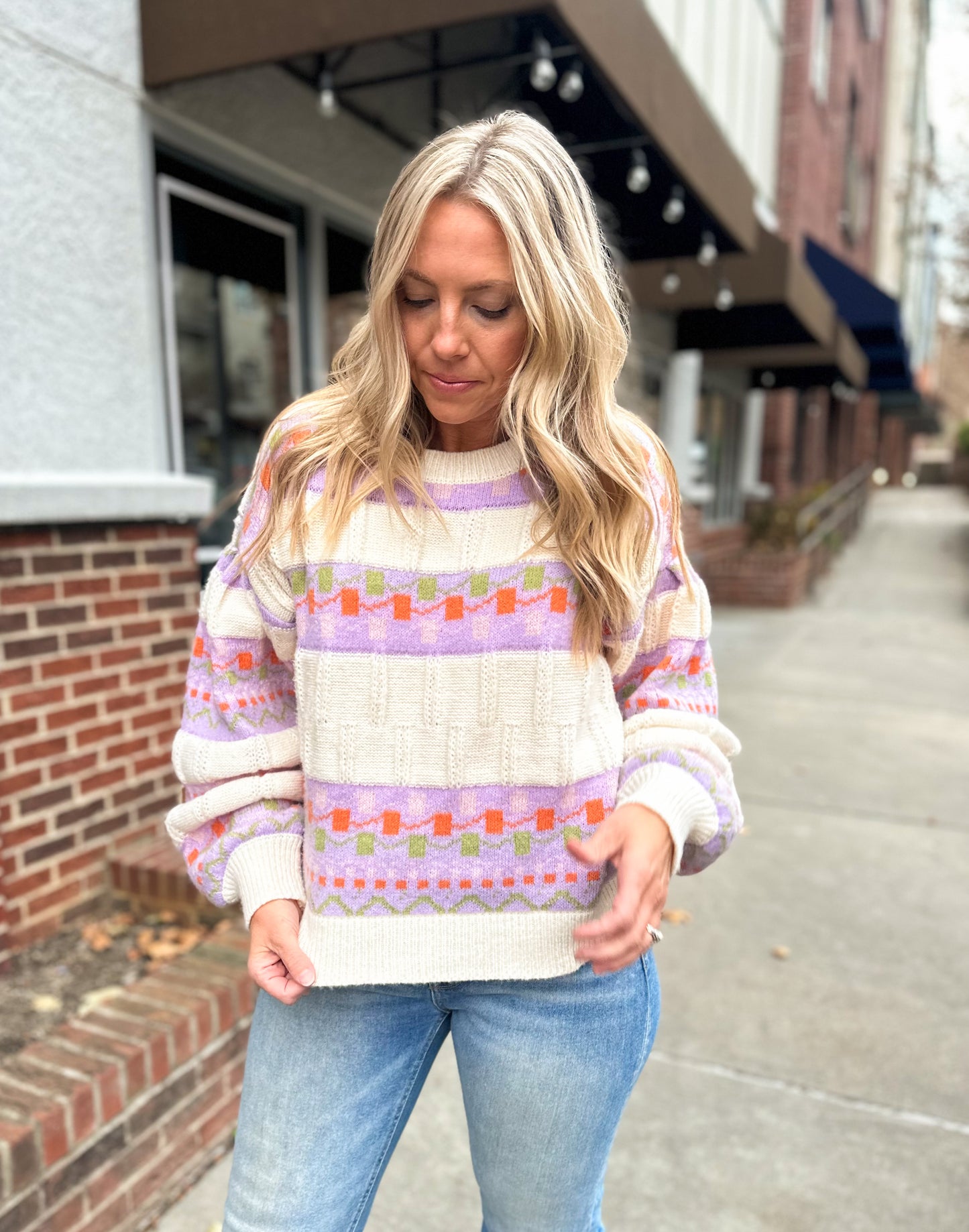 90’s Trend Puff Sleeve Sweater