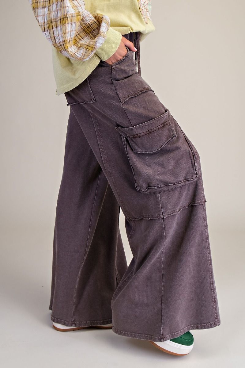 Better Than Imagined Wide Leg Mocha Pants