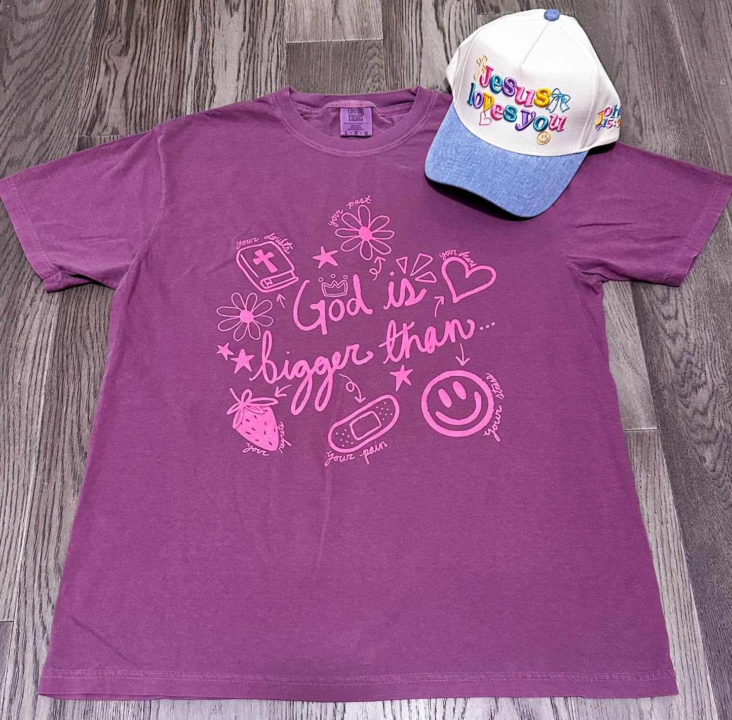 God is Bigger Comfort Color Tee